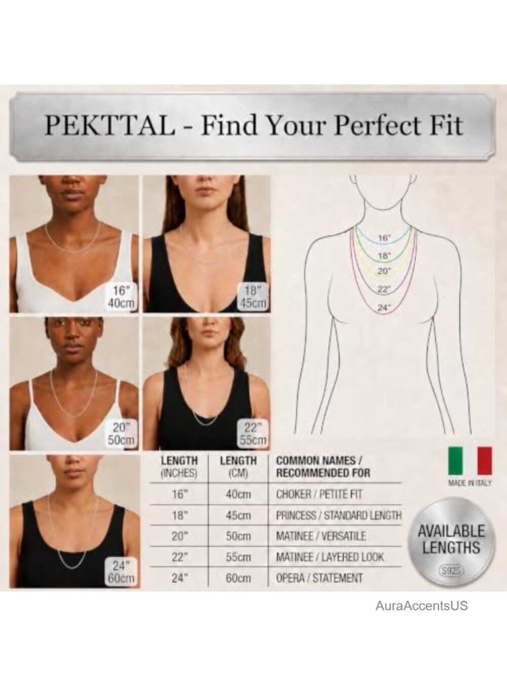 18k Gold Plated 925 Sterling Silver Chain Necklace for Women Dainty Thin Sturdy - Picture 3 of 6